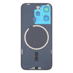 For iPhone 15 Pro Battery Back Cover with Camera Lens Cover + MagSafe Magnet, For iPhone 15 Pro (with MagSafe)