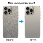For iPhone 15 Pro Glass Battery Back Cover with Flash Bracket + Wireless Charging Module, For iPhone 15 Pro