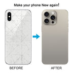 Back Cover with Appearance Imitation of iP15 Pro Max for iPhone XS Max, For iPhone XS Max to iP15 Pro Max