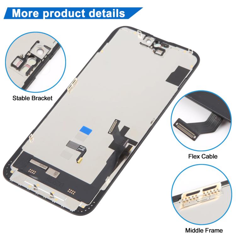JK Hard OLED Screen For iPhone 15 Plus, For iPhone 15 Plus