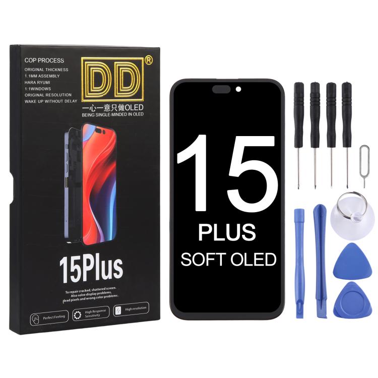 For iPhone 15 Plus DD Soft OLED Screen, For iPhone 15 Plus (Soft OLED)