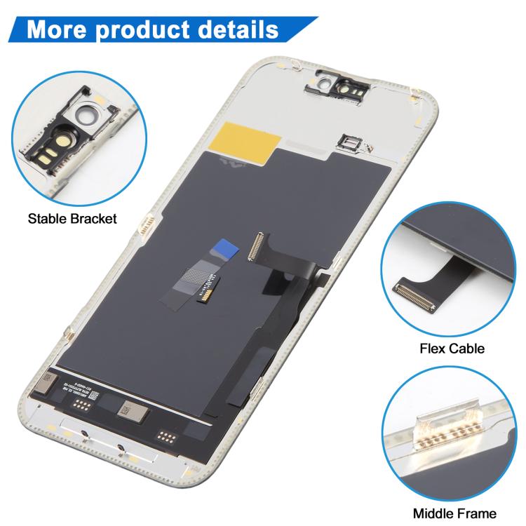 JK Soft OLED LCD Screen For iPhone 15 Pro Max, For iPhone 15 Pro Max