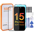 HXL Soft OLED Screen For iPhone 15 Pro Max, For iPhone 15 Pro Max