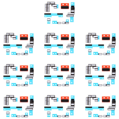 For iPhone 15 Pro / 15 Pro Max 10sets Mainboard Heat Sink Sticker + FPC Sponge Foam Pads, For iPhone 15 Pro / 15 Pro Max