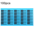 100sets LCD Bottom Black Adhesive Sticker For iPhone 15 Pro Max, For iPhone 15 Pro Max (01)