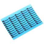 For iPhone 15 Pro 100sets LCD Bottom Black Adhesive Sticker(01), For iPhone 15 Pro(01)