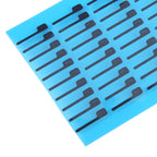 For iPhone 15 Pro 100sets LCD Bottom Black Adhesive Sticker(01), For iPhone 15 Pro(01)