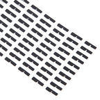 For iPhone 15 Pro Max 100sets LCD Side Black Adhesive Sticker(04), For iPhone 15 Pro Max(04)