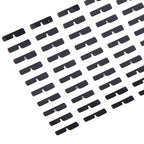 For iPhone 15 Pro Max 100sets LCD Side Black Adhesive Sticker(04), For iPhone 15 Pro Max(04)