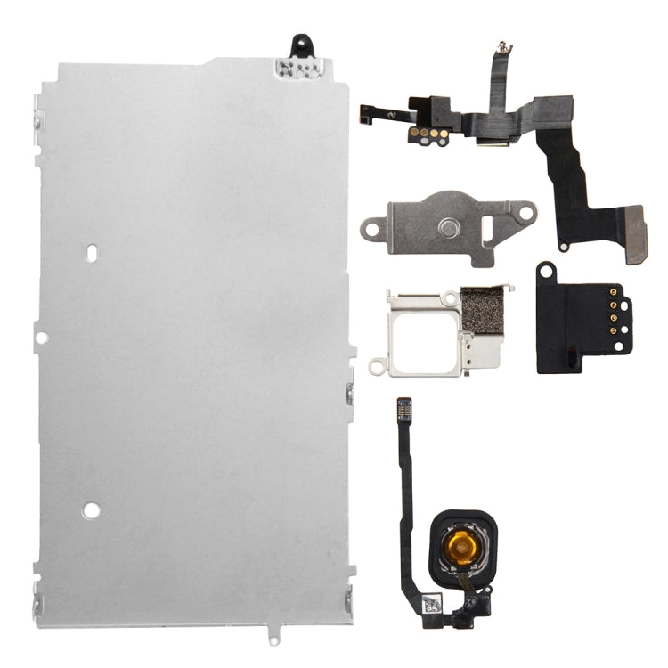 6 in 1 for iPhone 5s LCD Repair Accessories Part Set, For iPhone 5s (Black), For iPhone 5s (White)