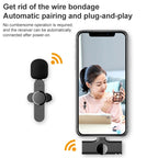 8 Pin Interface Live Broadcast Wireless Lavalier Microphone, 8 Pin