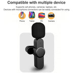 8 Pin Interface Live Broadcast Wireless Lavalier Microphone, 8 Pin