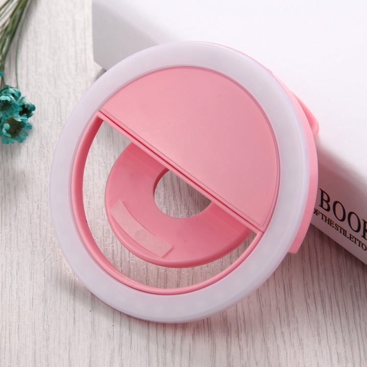 Charging Selfie Beauty Light For iPhone, Galaxy, Huawei, Xiaomi, LG, HTC and Other Smart Phones with Adjustable Clip & USB Cable