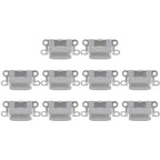 10 PCS Charging Port Connector for iPhone 6 / 6S, For iPhone 6 / 6S, For iPhone 6 / 6S (Light Grey)