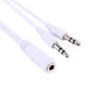 1M Hi-Fi AUX Audio Cable 3.5mm Dual Male to Female Plug Jack Stereo Audio Wire for iPhone, iPad, Samsung, MP3, MP4, Sound Card, TV, Radio-recorder, Car Bluetooth Speacker, Computer, etc, 3.5mm 2 Male to Female