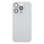 For iPhone 16 Pro Max Glass Original Battery Back Cover with Camera Lens Cover