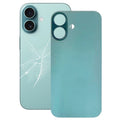 For iPhone 16 Easy Replacement Big Camera Hole Glass Back Battery Cover, For iPhone 16(Not Disassemble)