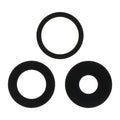 For iPhone 16 Pro / 16 Pro Max 3 in 1 Back Camera Lens, For iPhone 16 Pro / 16 Pro Max