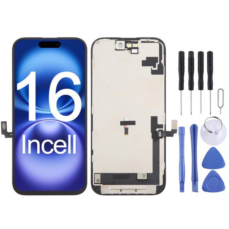 For iPhone 16 HD+ incell LCD Screen with Digitizer Full Assembly, For iPhone 16(HD+ incell)