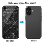 Back Cover with Appearance Imitation of iP16 for iPhone XR, White, Black, Pink, Green, Blue