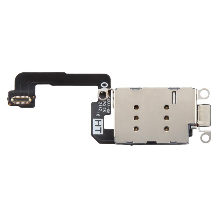 For iPhone 16 Single SIM Card Holder Socket with Flex Cable, For iPhone 16 (Single Card)