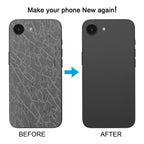 For iPhone 16e Glass Battery Back Cover, For iPhone 16e(with Camera Lens), For iPhone 16e(with Camera Lens Frame)