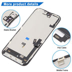 JK Hard OLED Screen For iPhone 16, For iPhone 16