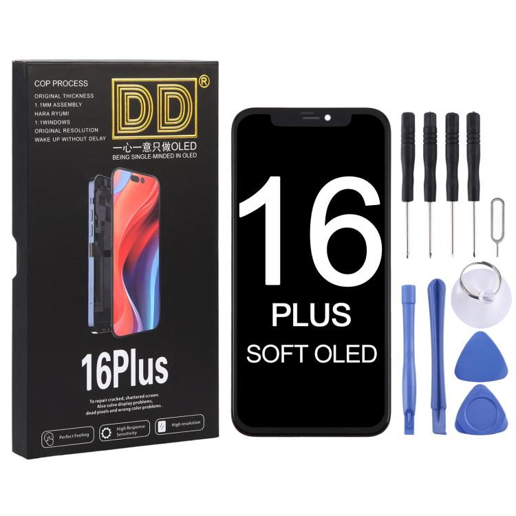 For iPhone 16 Plus DD Soft OLED Screen, For iPhone 16 Plus(Soft OLED)