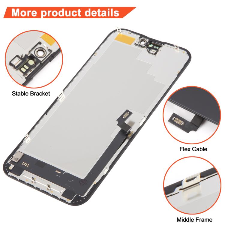 For iPhone 16 Plus DD Soft OLED Screen, For iPhone 16 Plus(Soft OLED)