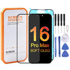HXL Soft OLED Screen For iPhone 16 Pro Max, For iPhone 16 Pro Max