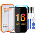 HXL Soft OLED Screen For iPhone 16, For iPhone 16