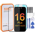 HXL Soft OLED Screen For iPhone 16 Plus, For iPhone 16 Plus