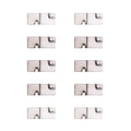 10 PCS for iPhone 6 Plus Charging Port Lock Stator Holder Bracket, For iPhone 6 Plus