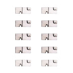10 PCS for iPhone 6 Plus Charging Port Lock Stator Holder Bracket, For iPhone 6 Plus