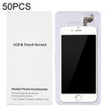 50 PCS Cardboard Packaging White Box for iPhone 6s Plus & 6 Plus LCD Screen, Packaging Box for 6s Plus & 6 Plus