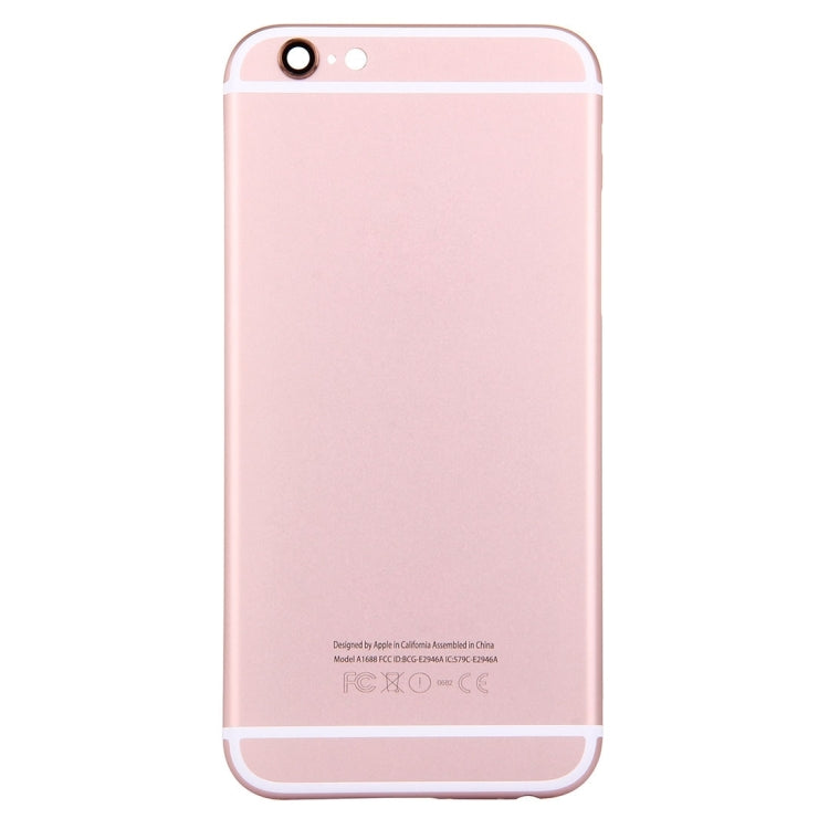 5 in 1 for iPhone 6s (Back Cover + Card Tray + Volume Control Key + Power Button + Mute Switch Vibrator Key) Full Assembly Housing Cover, For iPhone 6s, For iPhone 6s (with side Key), For iPhone 6s (with Side keys)