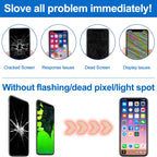 LCD Screen with Front Camera for iPhone 6s, 4 in 1 for i6s with Camera Black