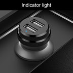 ipipoo XP-1 Dual USB Car Fast Charging Charger with Android Line, XP-1 (Black), XP-1 (White)