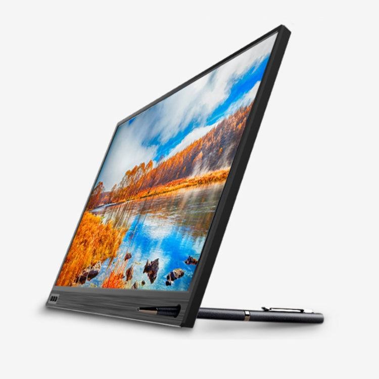 15.6 inch 1080P 178 Degree Wide Angle HD Portable Display Device for Desktop Computer / Game Console / Simultaneous Screen / PS4 / PS3 / XBox, with Mini HDMI & Micro USB & 2 USB-C / Type-C Interfaces