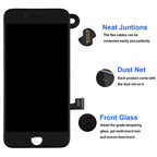 LCD Screen include Front Camera for iPhone 7, i7 Black with Camera, i7 White with Camera