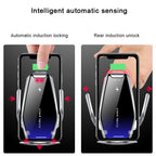 S7 15W QI 360 Degree Rotatable Infrared Induction Car Air Outlet Wireless Charging Mobile Phone Holder for 4.0-6.5 inch Mobile Phones, S7