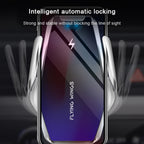 S7 15W QI 360 Degree Rotatable Infrared Induction Car Air Outlet Wireless Charging Mobile Phone Holder for 4.0-6.5 inch Mobile Phones, S7
