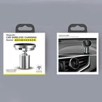 12PRO 15W Aluminum Alloy MagSafe Magnetic Car Wireless Charger Mobile Phone Holder , Car Wireless Charger Holder