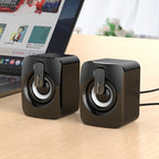 A2 USB 2.0 Wire-controlled Non-luminous Mobile Phone Computer Mini Desktop Speaker, Non-luminous
