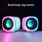 A1 Upgraded Version USB Wire-controlled 4D Stereo Sound Mini Wired Speaker, Cable Length: 1.3m, Upgraded Version