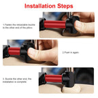 CHZ-06 Retractable Car Backrest Holder for 7-14 inch Mobile Phones / Tablets, For 7-14 inch Phones Red, CHZ-06