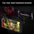 CHZ-06 Retractable Car Backrest Holder for 7-14 inch Mobile Phones / Tablets, For 7-14 inch Phones Red, CHZ-06