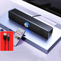 YINDIAO A36 Smart Subwoofer Computer Wired Speaker, Rotary Button Mini Version, Rotary Button Mini Version (Black)