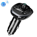 USAMS US-CC115 C21 Dual USB 3.4A Digital Display Wireless FM Car Charger, US-CC115 C21