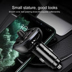 USAMS US-CC115 C21 Dual USB 3.4A Digital Display Wireless FM Car Charger, US-CC115 C21